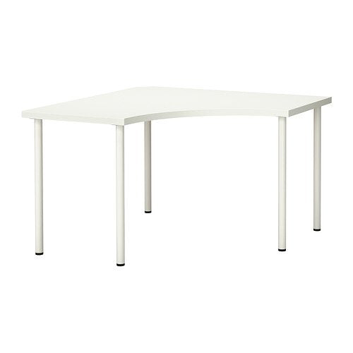 IKEA Corner Table, White 102020.1185.3022