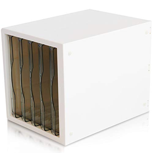 5-Layer Desktop File Cabinet A4 Data Storage Cabinet White