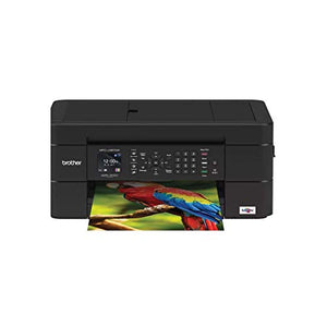 Brother MFC-J497DW Inkjet Multifunction Printer - Color - Plain Paper Print - Desktop 14 Inches, Black (Renewed)