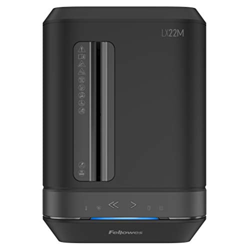 Fellowes LX22M Powershred Micro Cut 20 Sheet Paper Shredder (Black) (5263501)