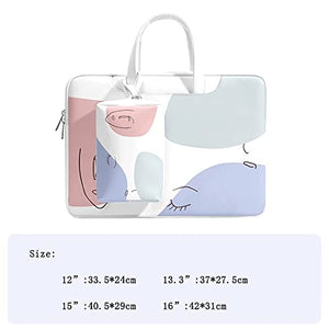 YLHXYPP Laptop Bag Case Waterproof Notebook Handbag Notebook Briefcases Bag Sleeve (Color : A, Size : 12-Inch)