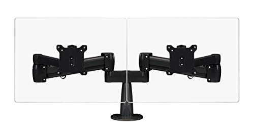 Range Dual Monitor Arm by Uplift Desk (Black)