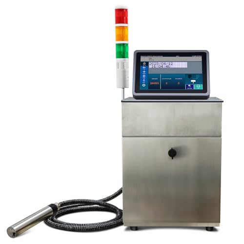 PEKOKO High-Speed CIJ Inkjet Printer - Batch Code, Date, QR, Bar Codes, Serial Number, Logo Printing