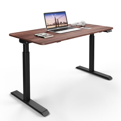 SanzIa Electric Sit Stand Up Desk with 4 Memory Presets, USB, Type-C Port (Color: A, Size: 120 * 70 * 71-117cm)
