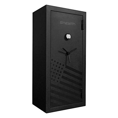 STEALTH Essential Gun Safe EGS28 28 Gun Capacity 30 Minute Fire 59x20x20 CA DOJ Approved