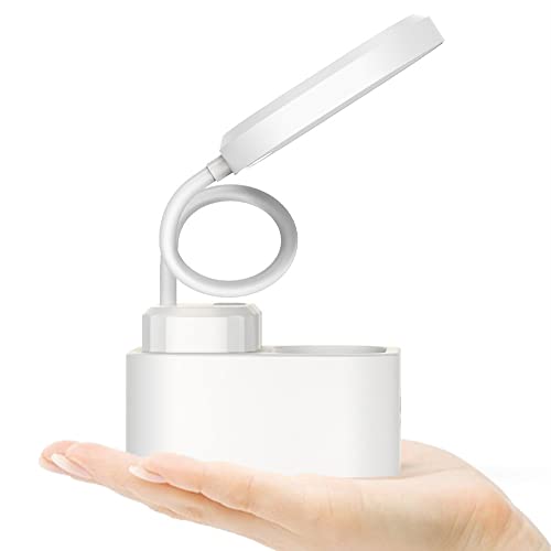 Desk Lamp Battery Operated White Rechargeable Study Table Lamp