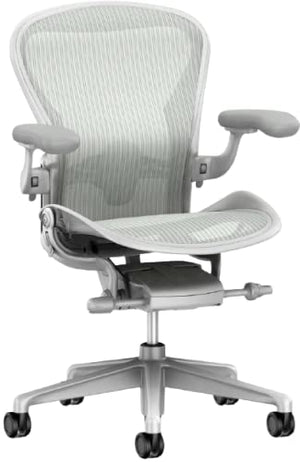 Office Logix Aeron Ergonomic Chair - Size B, Mineral (Renewed)