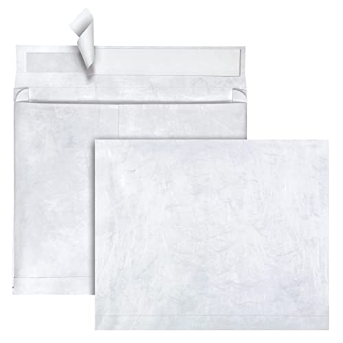 Survivor R4650 Tyvek Booklet Expansion Mailer, 12 x 16 x 2, White (Case of 100)