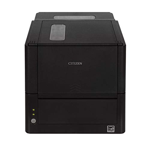 Citizen Thermal Transfer Desktop Label Printer - 300 DPI USB Serial & LAN (Ethernet) Commercial Grade Printer with Width of 1" to 4" (BBRR-CL-E331XUBNNA, Black)