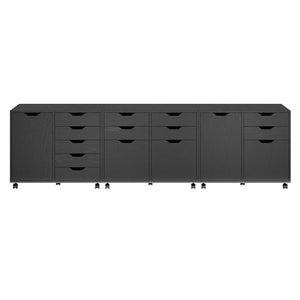 Winsome Halifax Storage Cabinet, Black
