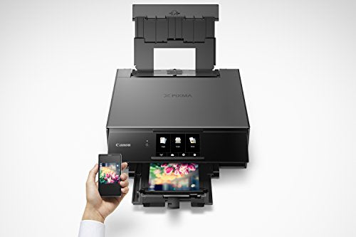 Canon TS9120 Wireless Printer with Scanner and Copier: Mobile and Tablet Printing, with Airprint and Google Cloud Print compatible, Gray