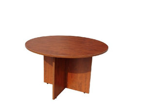 Boss Office Products N127-C 42 in Round Table in Cherry