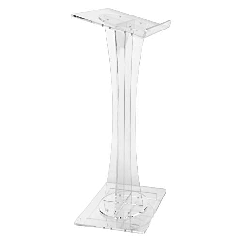 Oklahoma Sound 471 Acrylic Curved Lectern, Clear