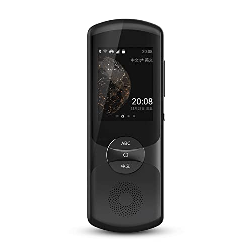 Language Translator Device Instant Translation in 59 Languages - Pink/Black