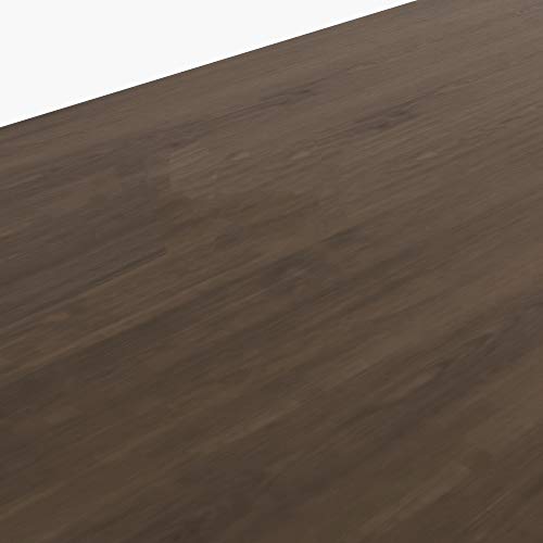 Linea Italia Urban L-Shaped Corner Home Office Easy to Assemble Modern Metal Computer Desk, Wood Top & Black Steel Frame, 60" x 60", Walnut