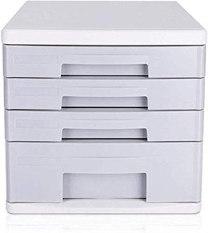 SHABOZ File Cabinets 4 Drawers Plastic Safety Cabinet H249xW344xL265mm