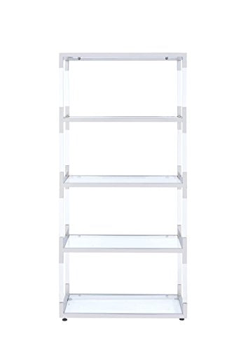 Acme Furniture 91246 Raegan Bookshelf with Glass