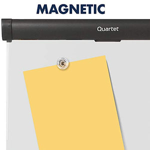 Quartet Easel, Magnetic Whiteboard/Flipchart, 3' x 2', Compass Mobile Presentation, Graphite Frame (ECM32EU)