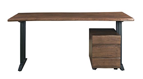 Treasure Trove Accents 17663 Two Drawer Castered File Cabinet, Light Walnut