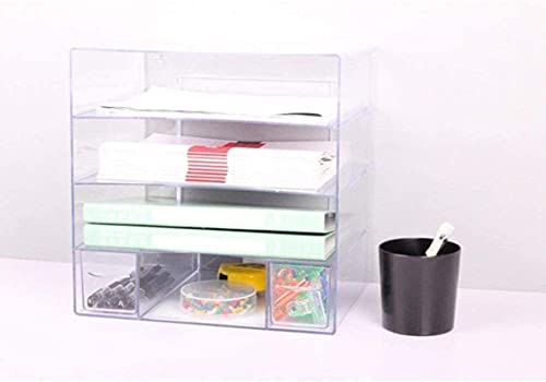 File Storage Cabinet Plastic Desktop Holder - Home Office Furniture