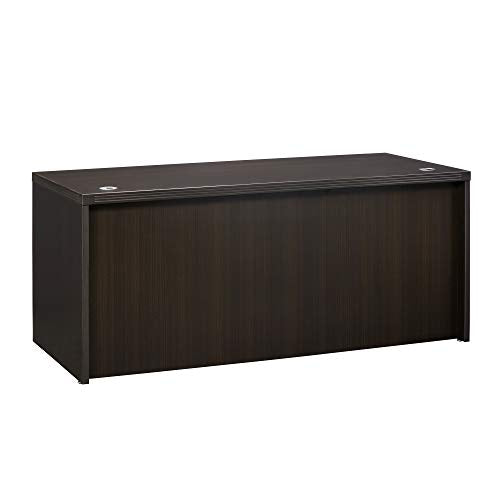Mayline ARD7230LDC Aberdeen 72"W x 30"D Straight Front Rectangle Desk, Mocha Tf