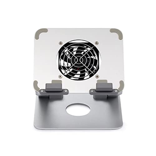 ZYSXJMY Foldable Laptop Holder with Cooling Fan Aluminium Alloy Tablets Stand Bracket for Notebook Computer Tablet