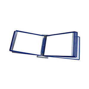 None Quick Reference Display Rack, Blue, 18x13x3IN