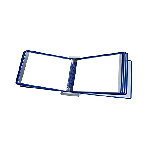 Quick Reference Display Rack, Blue, 18x13x3IN