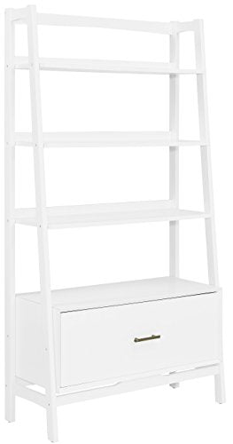 Crosley Furniture Landon Large Etagere Bookcase - White