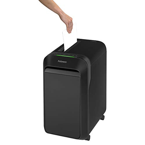 Fellowes LX22M Powershred Micro Cut 20 Sheet Paper Shredder (Black) (5263501)