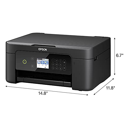 Epson Expression Home XP 4000 Series Wireless All-in-One Color Inkjet Printer, White, Print Copy Scan, 5760 x 1440 dpi, Auto 2-Sided Printing
