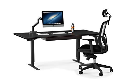 BDI 6052 ES Sequel Lift Standing Desk (66" x 30" top), Espresso Stained Oak