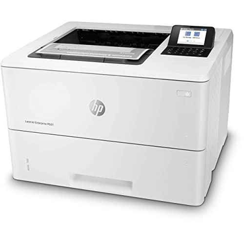 HP Laserjet Enterprise M507 n Single-Function Wired Monochrome Laser Printer, White - Print Only - 2.7" LCD, 45 ppm, 1200 x 1200 dpi, 1.5GB Memory, USB 2.0 and Ethernet Connectivity