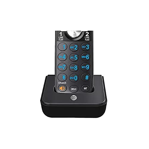 AT&T TL88102BK 2-Line Expandable Cordless Phone, 3 Handsets - Black