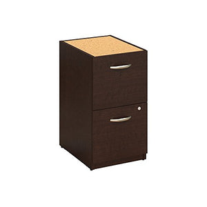 Bush Business Furniture Series C Elite 16W 2 Drawer Pedestal in Mocha Cherry