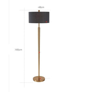 VejiA Floor Lamp Fabric Metal Decorative Study Bedroom Bedside Lamp