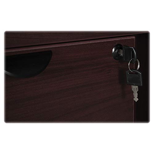 Lorell Left Return Desk, 42"x24"x29", Espresso
