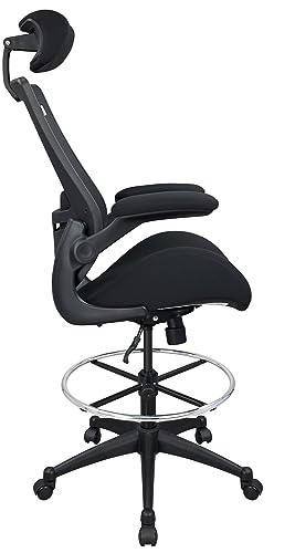 BOLISS High-Back Mesh Ergonomic Drafting Chair - 400lbs Capacity