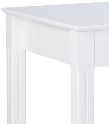 Walker Edison Modern Wood Computer Writing Desk Storage File Drawer Office, 48 Inch, White
