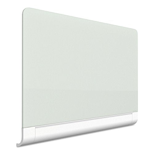 Quartet G5028ht Horizon Magnetic Glass Marker Board With Hidden Tray, 50 X 28, White