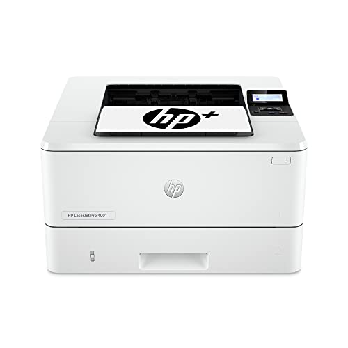 HP LaserJet Pro 4001dwe Monochrome Wireless Printer with HP+ Smart Office Features