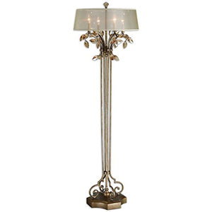 Uttermost 28412-1 Alenya Floor Lamp, Gold