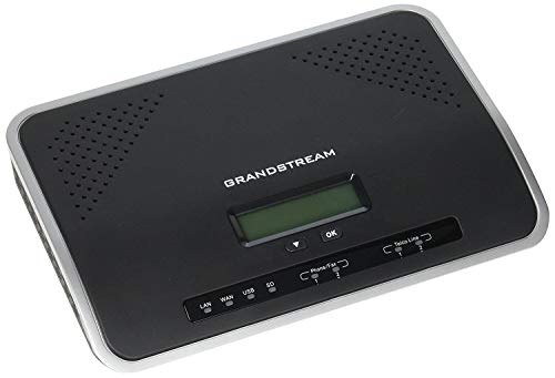 Business Phone System by Grandstream: Enhanced Pack with Auto Attendant, Voicemail, Cell & Remote Phone Extensions, Call Recording & Free Mission Machines Phone Service for 1 Year (4 Phone Bundle)
