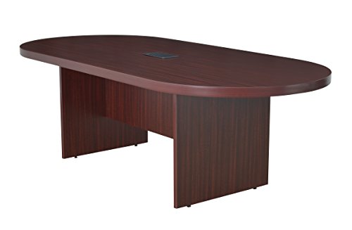 Regency LCTRT9543-MH with with Power Data Grommets Legacy Racetrack Conference Table, 95-inch, Mahogany