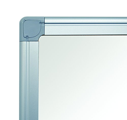 MasterVision Whiteboard Magnetic Porcelain Earth Dry Erase Board, 48" x 96" with Aluminum Frame