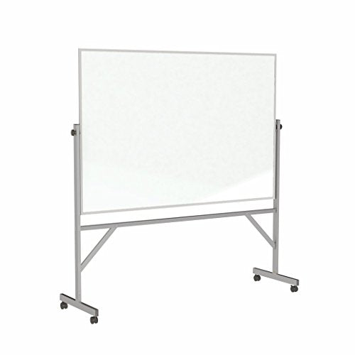 78⅛"x 77¼" Aluminum Frame Reversible Non-Magnetic Marker/Marker w/ 4 Markers & Eraser