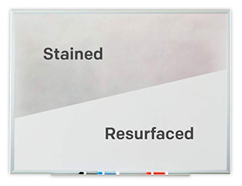 Post-it Dry Erase Whiteboard Film Surface for Walls, Doors, Tables, Chalkboards, Whiteboards, and More, Removable, Stain-Proof, Easy Installation, 25' x 4', White (DEF25X4)