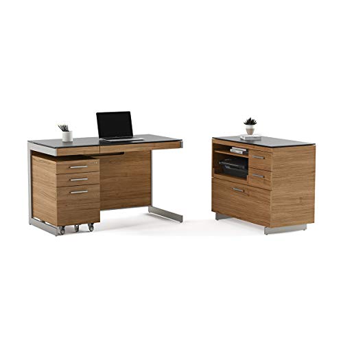 BDI 6003 WL Sequel Compact Desk, Natural Walnut