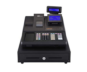 HK SYSTEMS HK-7215 Electronic Cash Register, 60 Keys Raised Keyboard, with Receipt and Journal Printers