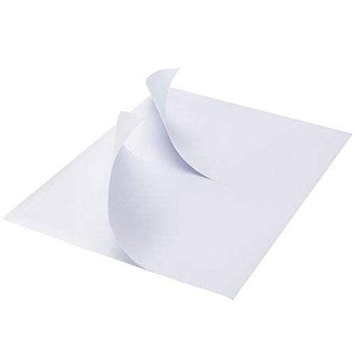FungLam Shipping Labels with Self Adhesive, for Laser & Inkjet Printers, 8.5 x 5.5 Inches, White, Pack of 8000 Labels